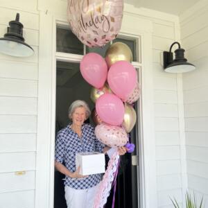 Blush & Cake Balloon Bouquet