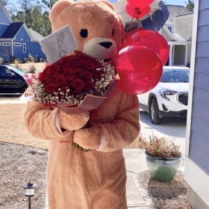 50 Roses & Sunny Bear