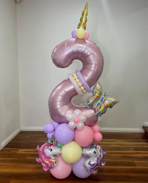 Unicorn Balloon Stack
