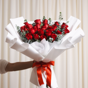 Roses & Eucalyptus
