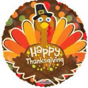 18” Balloons Thanksgiving Turkey
