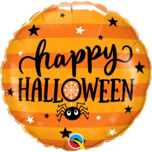 18” Happy Halloween Spider