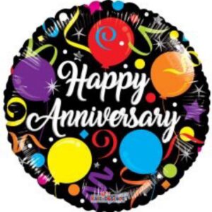 18” Brite Anniversary Balloons
