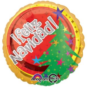 18" Feliz Navidad Tree of Stars