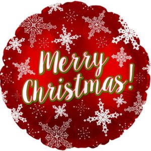 18” Merry Christmas Balloon