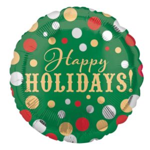 18” Happy Holiday Balloon