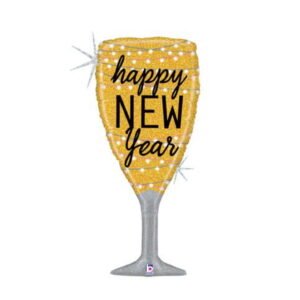 Happy New Years Champaign Balloon