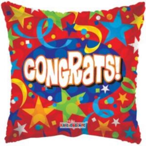 18” Congrats Stars & Streamers