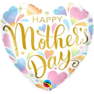 18” Mother’s Day Pastel Hearts Pkg